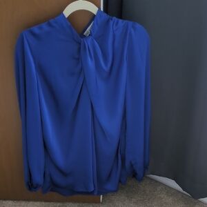 Grace Karin Elegant Blue Women's Blouse